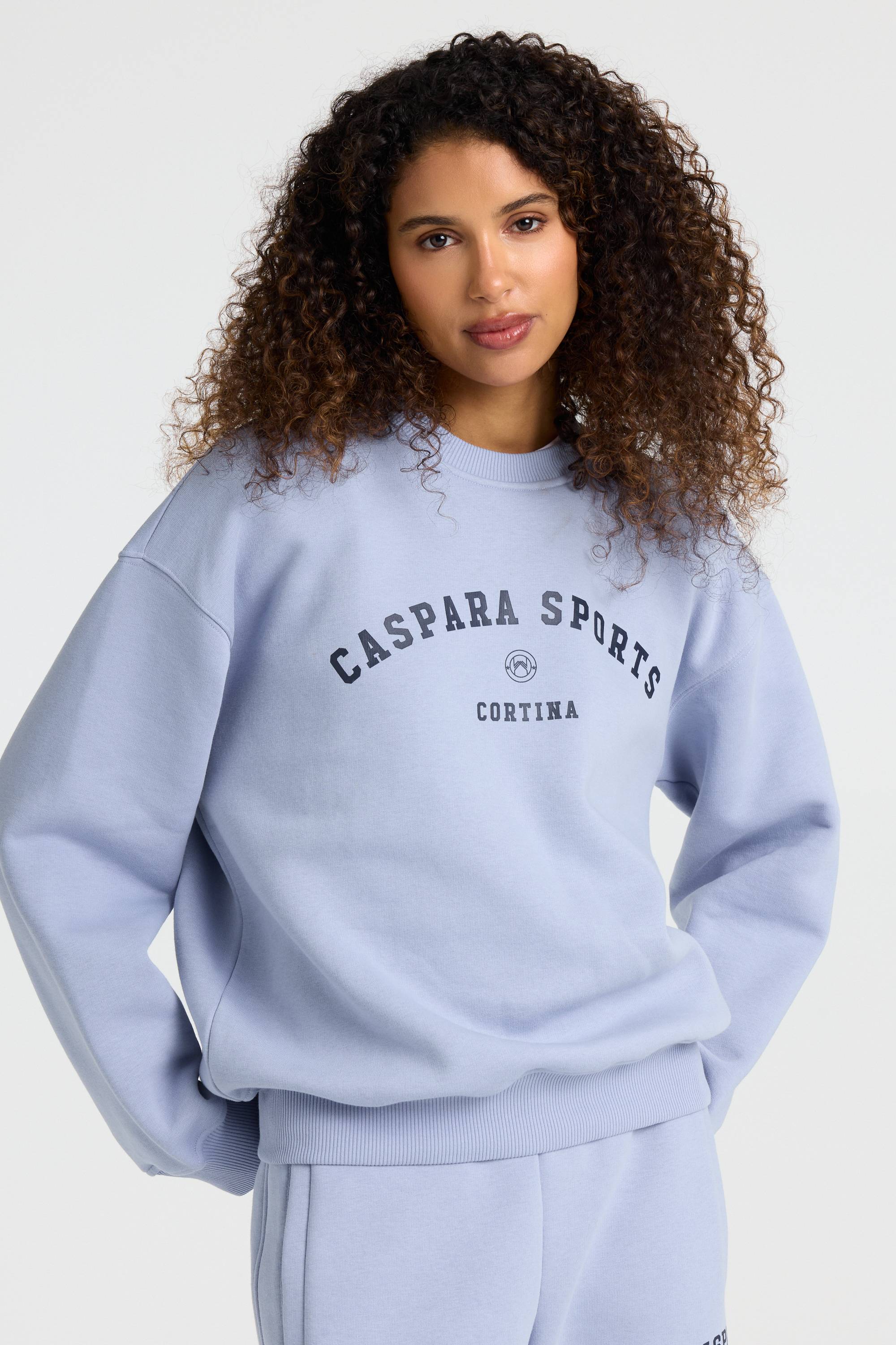 W. Cortina Crewneck - Vintage Blue